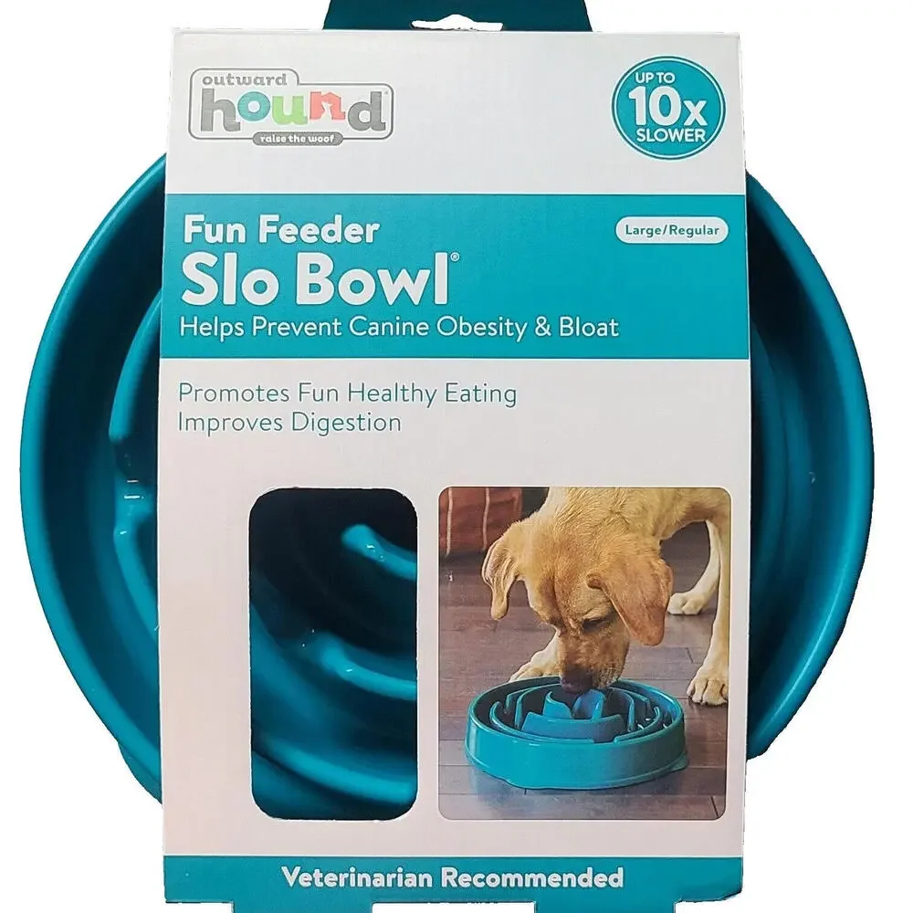 Dog Fun Feeder Slow Eating Bowl for Dogs - Large 10